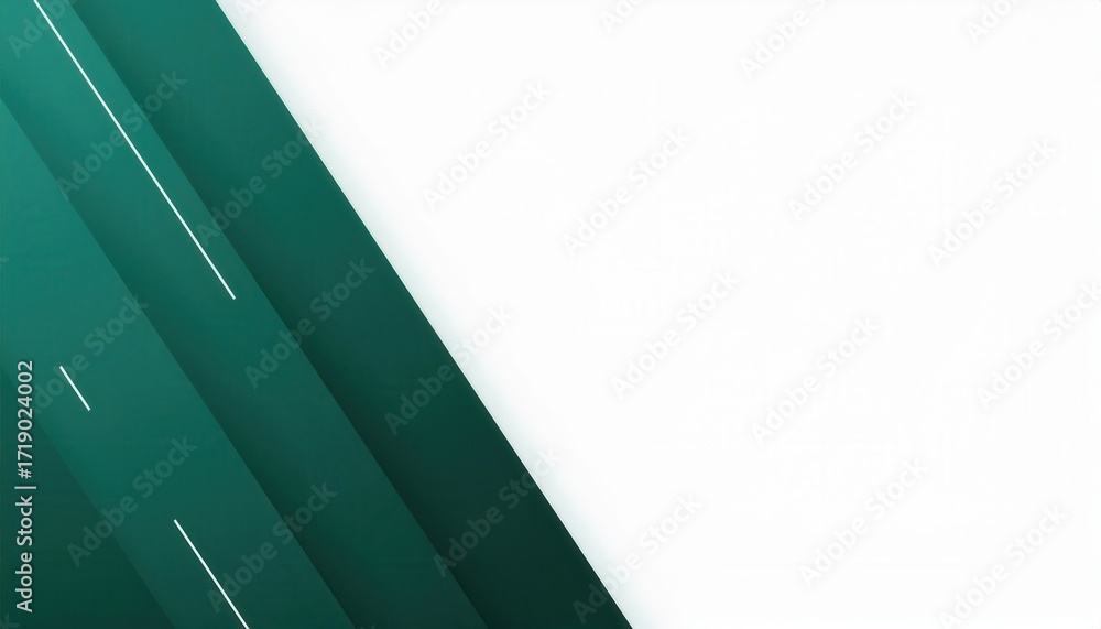 Poster geometric abstract diagonal green and white pattern with textured lines perfect for modern digital b