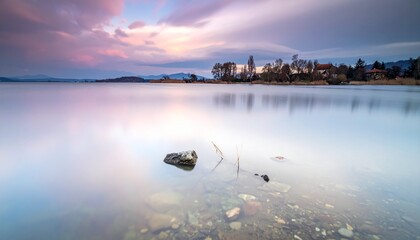 Naklejka premium Ethereal Dreamscapes: Minimalist Surreal Nature Backgrounds in Fantasy Tones
