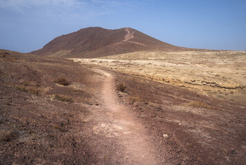 Explore the Captivating Trails Around Montana Roja in El Medano, Tenerife