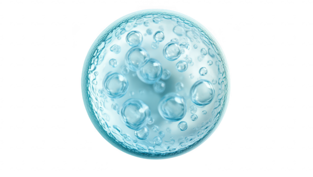 A close-up view of a transparent glass filled with clear water. bubbles rising to the surface. set against a clean white background. ideal for illustrating freshness and purity