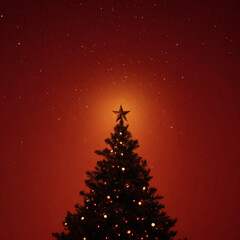 Fototapeta premium abstract christmas tree