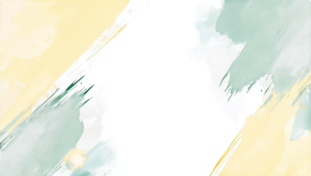 A abstract painting featuring bold strokes of yellow and green. creating a dynamic background ideal for presentations. invitations. or creative projects