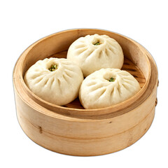 Bamboo Bounty: Appetizing Display of Doughy Buns