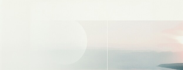 Clean blank halftone effect background with copy text space minimalist atmosphere landscape.