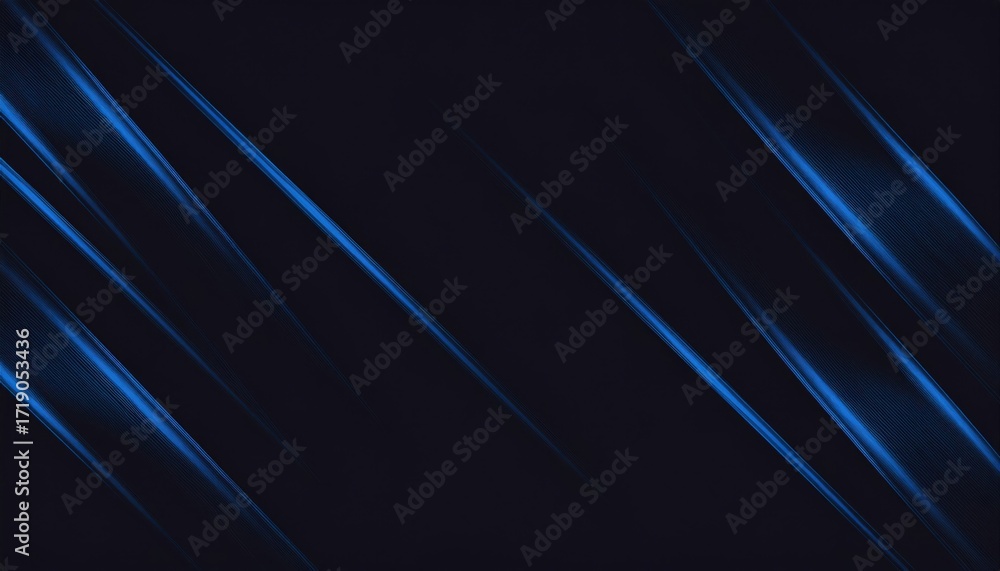 Poster abstract blue lines flowing across dark background creating dynamic light patterns for commercial us