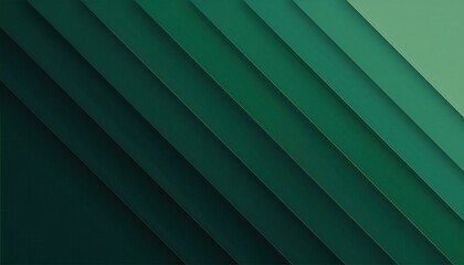 green diagonal layered abstract texture design with deep shadows and smooth gradients ideal for web backgrounds, digital design, and modern aesthetics