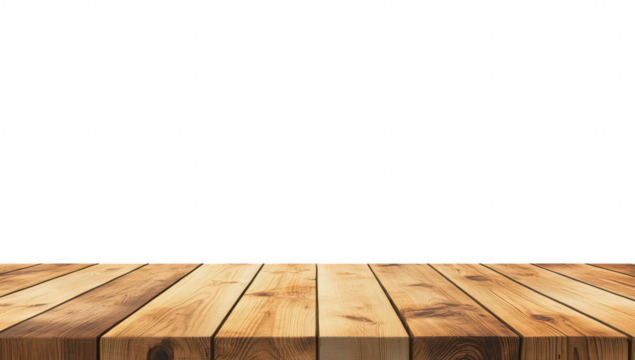 A clean. polished wooden tabletop with a smooth finish. set against a bright. minimalistic background. ideal for products. food. or decorative items