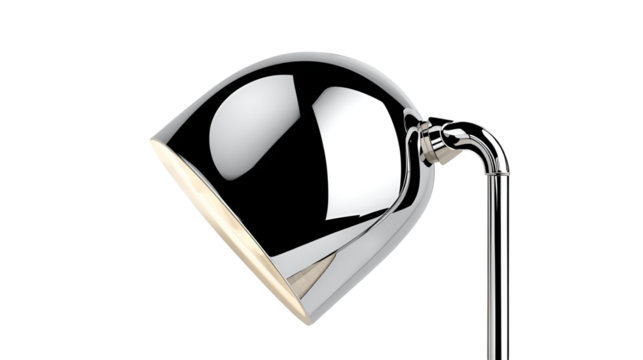 Chrome ceiling fan vector isolated on white for household appliance cooling utility and interior design illustration