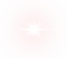 A red light flare with a starburst effect creates a glow like a sunburst, ideal for an abstract PNG overlay