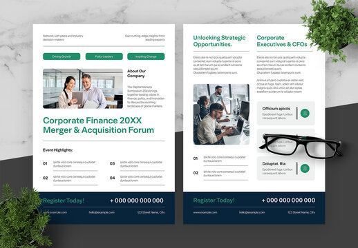 Green And Blue Capital Markets Symposium Flyer
