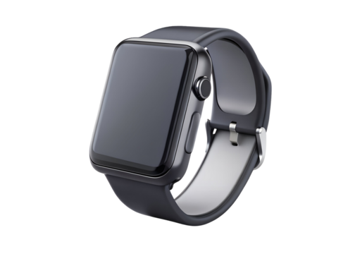 wrist smart watch png image on transparent background