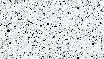 Obraz premium Abstract black dot pattern on white background
