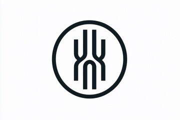 Fototapeta premium Gemini Zodiac Sign Isolated On White Background. Horoscope. Gemini Horoscope Symbol. Astrological Gemini Design. Gemini Sign Icon. Detailed Gemini Zodiac Emblem Isolated. Astrology.