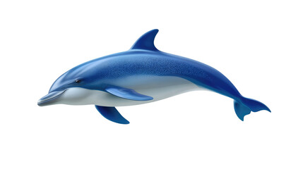 Dolphin's Graceful Swim: Witness the agile grace of a vibrant dolphin as it glides through the crystal-clear ocean waters, a beacon of aquatic beauty and marine marvel.