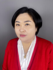 After eyebrow tattooing and upper eyelid tattooing.