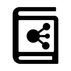 AI learning icon, machine learning education, smart textbook system, digital knowledge platform, intelligent study guide, automated learning technology