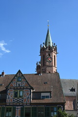 Fototapeta premium St. Gallus-Kirche in Ladenburg