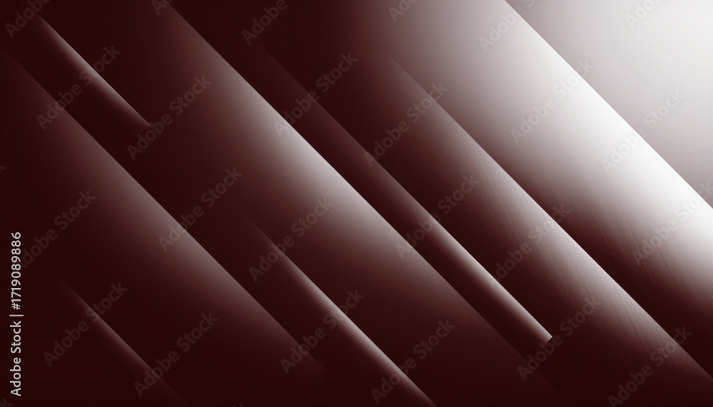 Aufkleber sleek maroon and white abstract geometric pattern with diagonal lines and sharp contrasts, perfect f