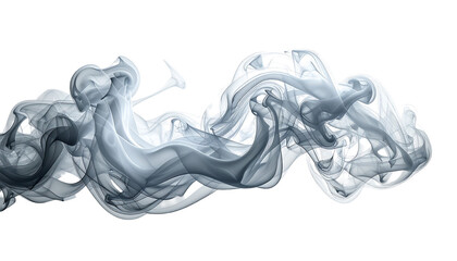 Abstract smoke swirls in grayscale (1)