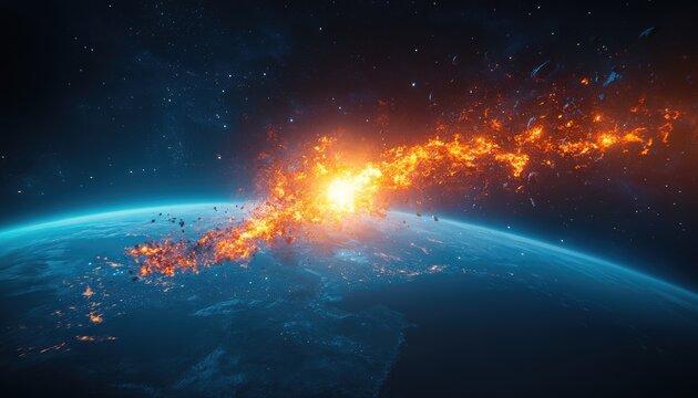 Cosmic explosion near Earth - Powered by Adobe