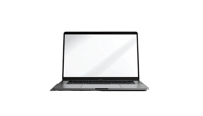 Gray laptop with blank screen (8)