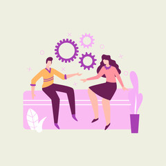 Teamwork and Collaboration People Solving Problems with Shared Solutions