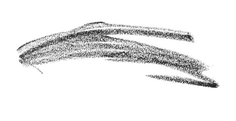 Hand drawn black pencil lines, circles, stripes and squiggly lines on transparent background.