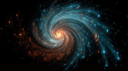Obraz premium abstract spiral galaxy