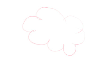 Hand drawn light blue pencil lines, circles, stripes and squiggly lines on a transparent background.