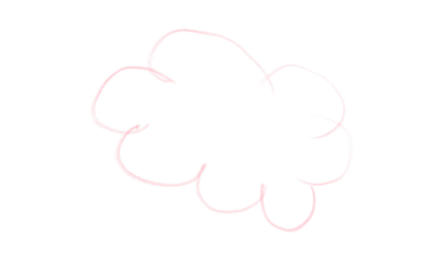 Hand drawn light blue pencil lines, circles, stripes and squiggly lines on a transparent background.