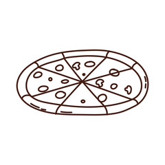 Hand drawn Pizza Illustration