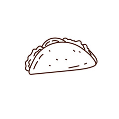 Line Art Taco