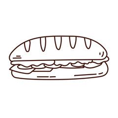 Illustration of a Sandwich