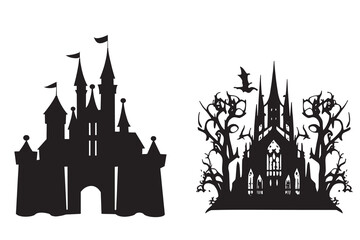 Obraz premium vector illustration of a castle