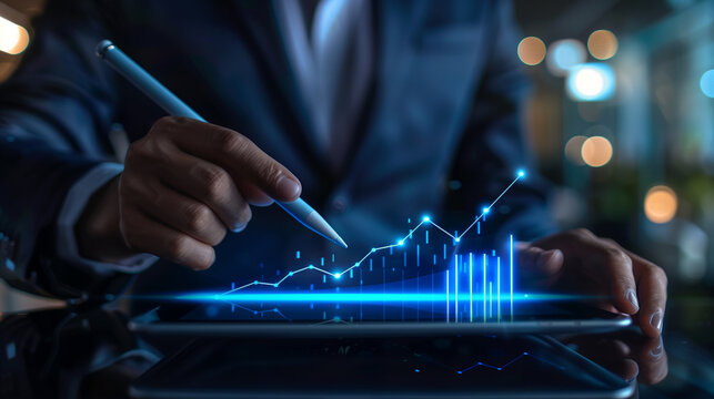 Digital Business Graph on Tablet