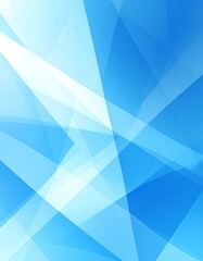 Abstract geometric design in light blue and white
