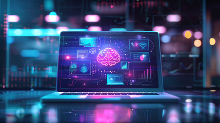 Notebook with Artificial Intelligence and Data Analytics