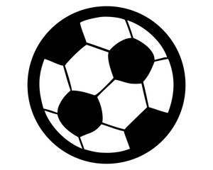 Soccer ball isolated on white background for sports and games