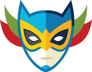 Classic superhero eye mask (different colors)