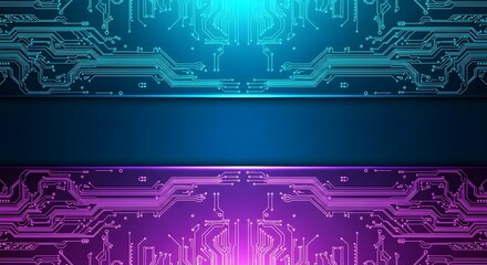 High-tech illustration of a data network with a mirrored effect.