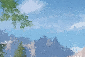 A staff member is holding a cup and smiling, not knowing what it means