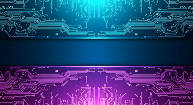 High-tech illustration of a data network with a mirrored effect.