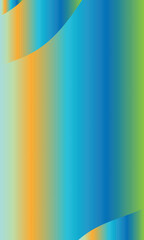 Colorful Gradient Background with Blue, Green, and Orange Waves | Vibrant Abstract Design