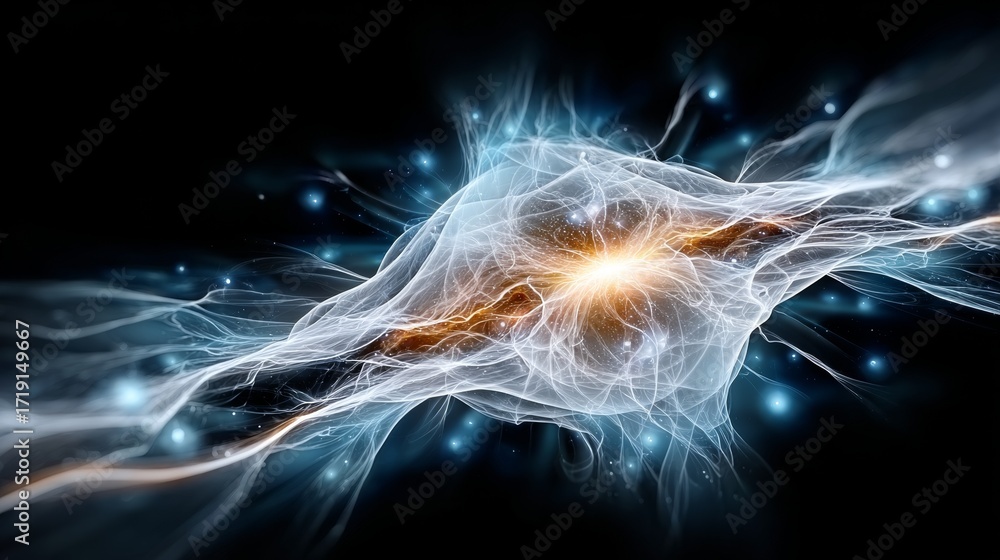 Poster futuristic digital burst display with intricate patterns and radiant energy for dramatic visuals