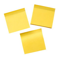 Yellow Sticky Note Reminder Clean Background