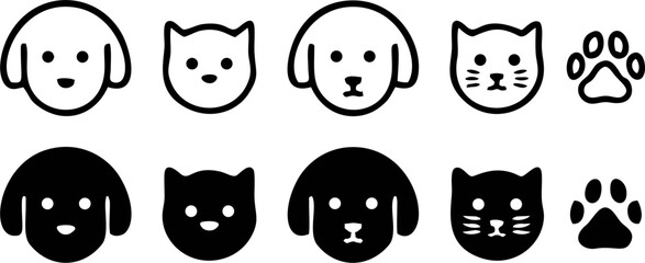 set of vector icons
