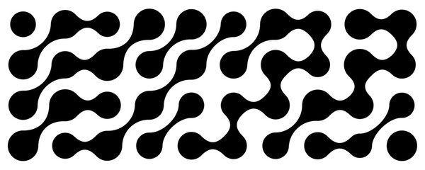 Connect dot geometric pattern. Neural metaball connections bg, science abstract wallpaper