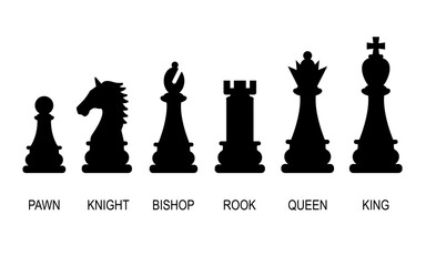 チェスの駒　シルエットセット © SENRYU