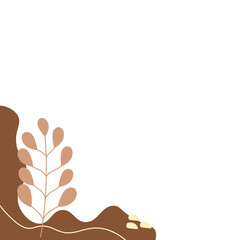 Aesthetic Blob Leaf Corner