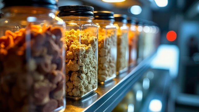 Artistic display scenes of food